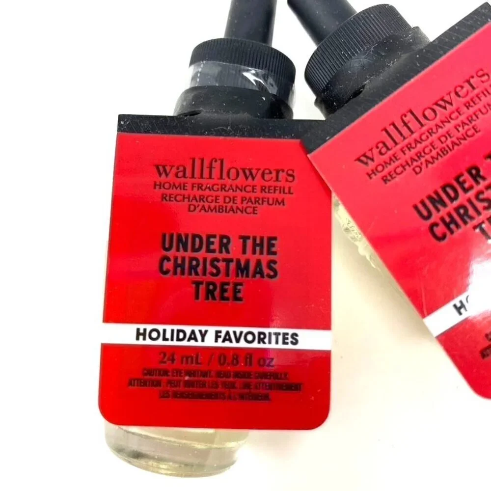 Bath & Body Works Wallflower Refill Bulbs Under The Christmas Tree Holiday Scent